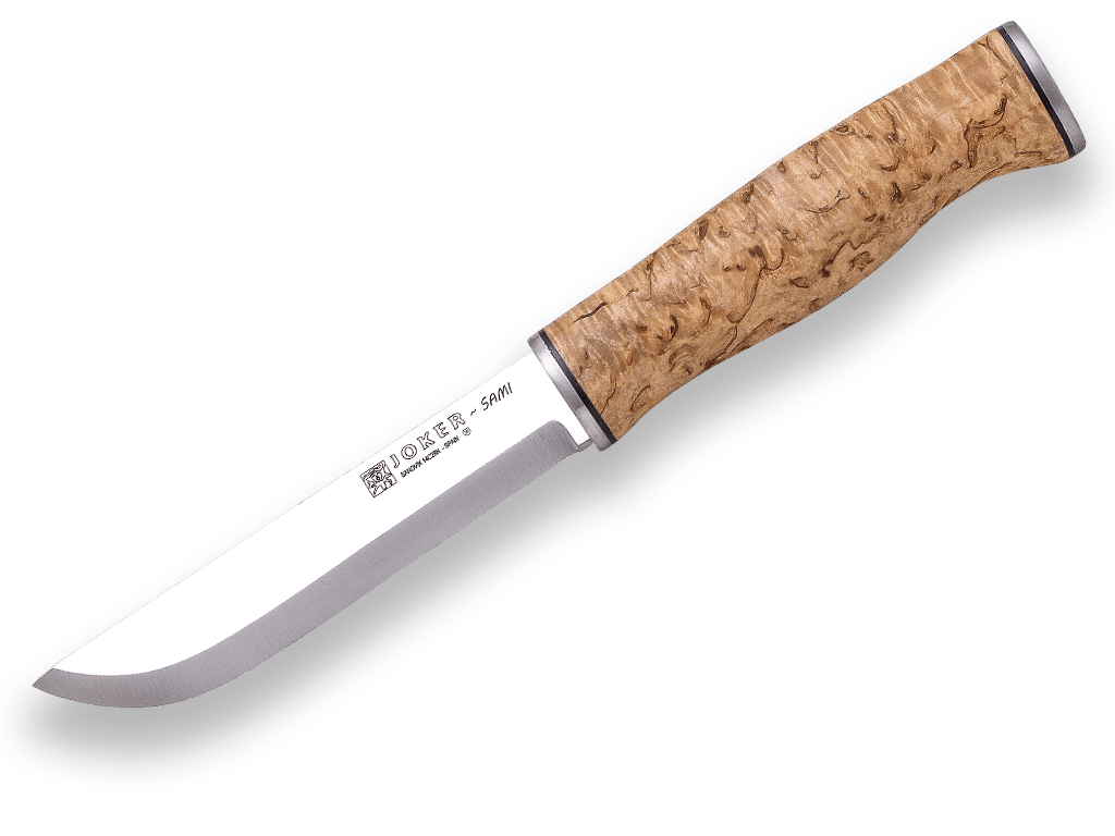 CUCHILLO BUSHCRAFT JOKER SAMI MANGO DE ABEDUL RIZADO