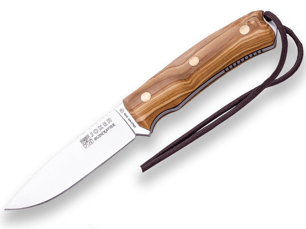 CUCHILLO BUSHCRAFT Y SUPERVIVENCIA JOKER BUSHCRAFTER EN OLIVO.