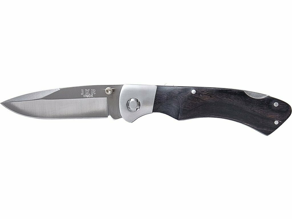 NAVAJA CON PUÑO DE MADERA Y HOJA DE 8 CM