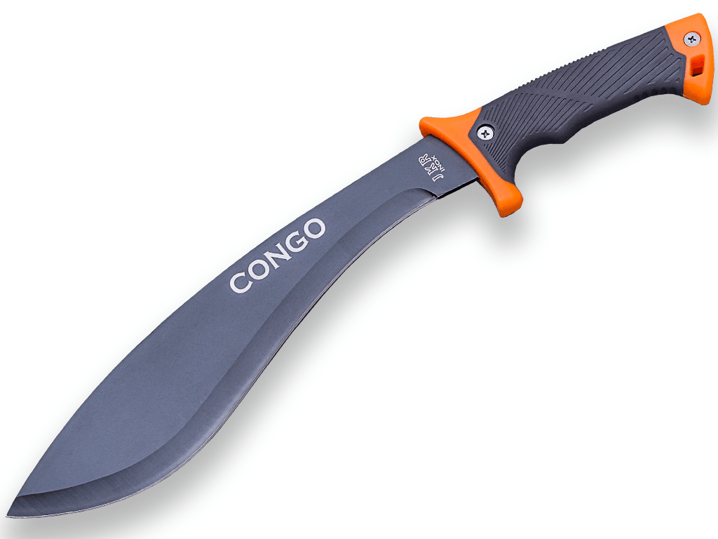 MACHETE JKR CONGO MANGO DE GOMA Y ABS HOJA DE 30,5 CM ACERO INOX