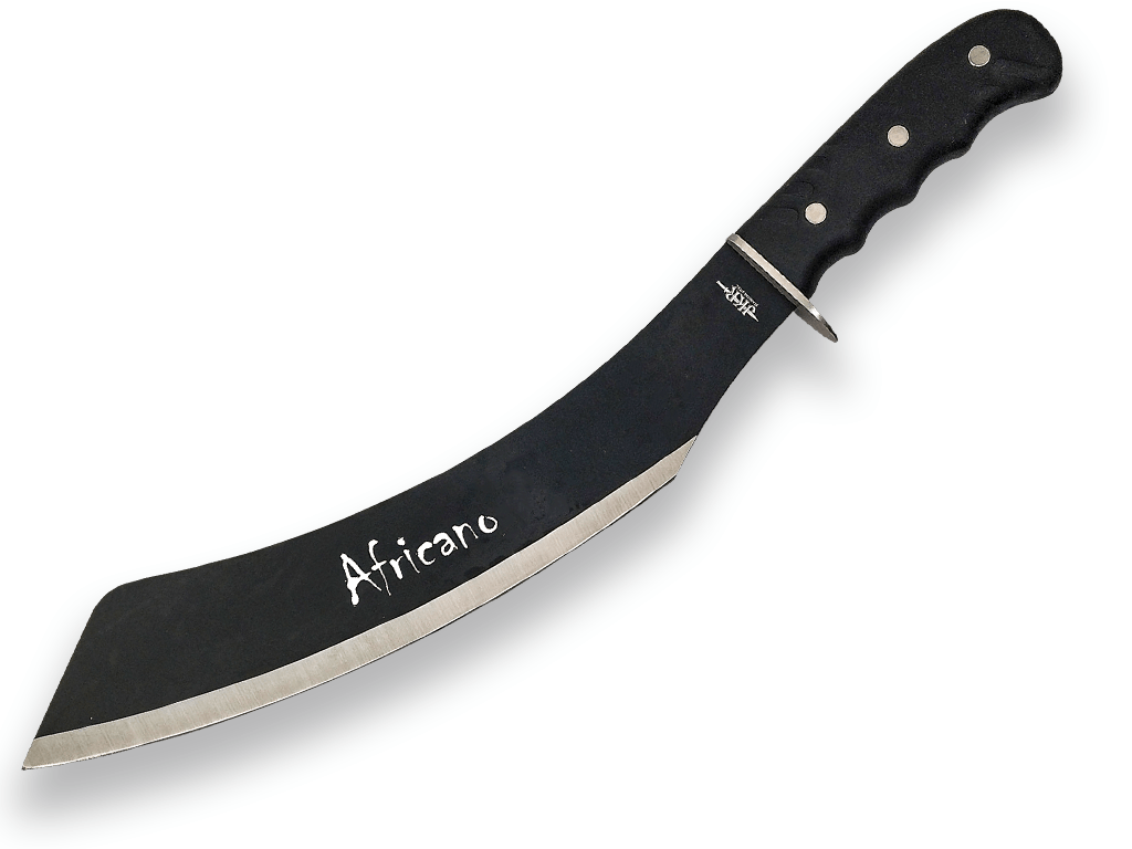 MACHETE CON PUÑO DE GOMA Y HOJA DE 35 CM.