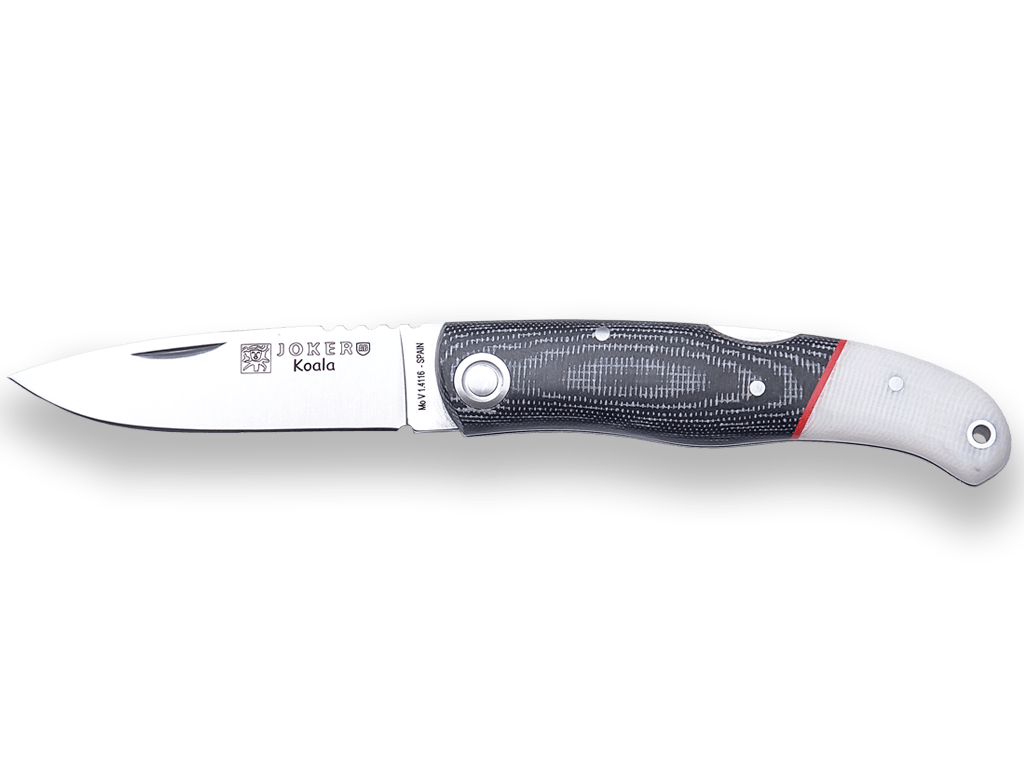 NAVAJA DEPORTIVA CON CACHAS DE MICARTA Y HOJA DE 8 CM.