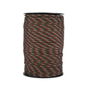 CUERDA PARACORD 550-9 FILAMENTOS-100 MTS.-REFLECTANTE