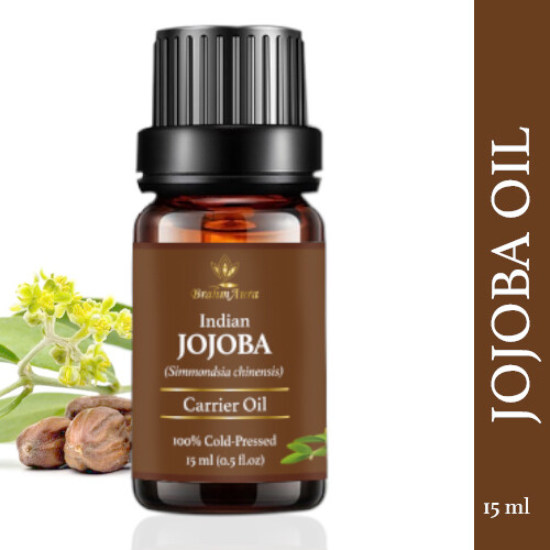 BrahmAura Jojoba Carrier Oil (15ml) - Pack of two- MRP 790.00