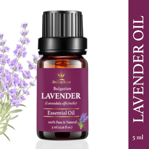 BrahmAura Bulgarian Lavender Essential Oil (5ml) - Pack of two - MRP 990.00
