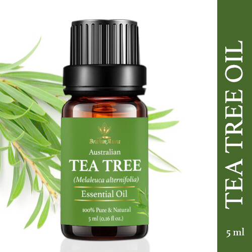 BrahmAura Australian Tea Tree Essential Oil (5ml) - Pack of two - MRP 990.00