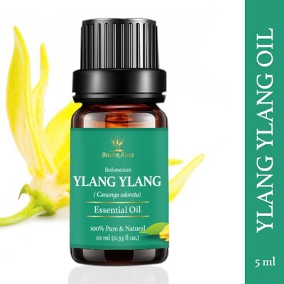 BrahmAura Indonesian Ylang Ylang Essential Oil (10ml) - Pack of two - MRP 990.00