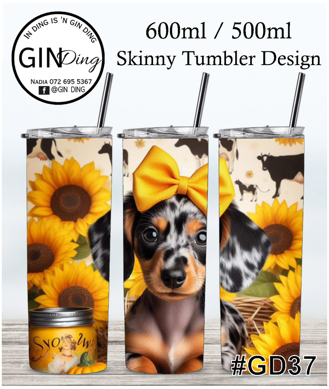 Skinny stainless steel tumblers