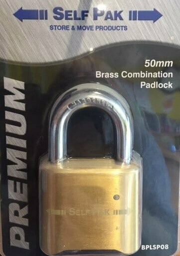 Brass Combination Lock