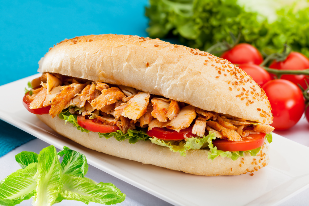 Nr. 85 Panierte Hühnchenbrust Sandwich