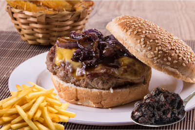 Nr. 62 Smash Burger mit Pommes