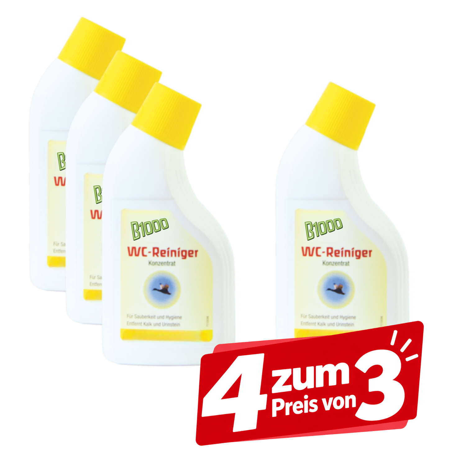 4x WC-Reiniger Konzentrat
