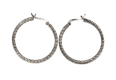 Pendientes aros gallonados