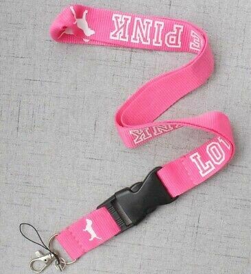 pink VS landyard
