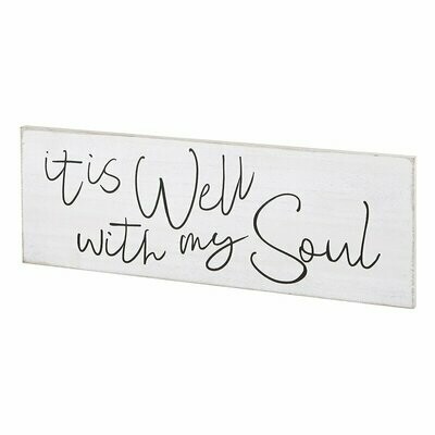 It Is Well Wall Plaque