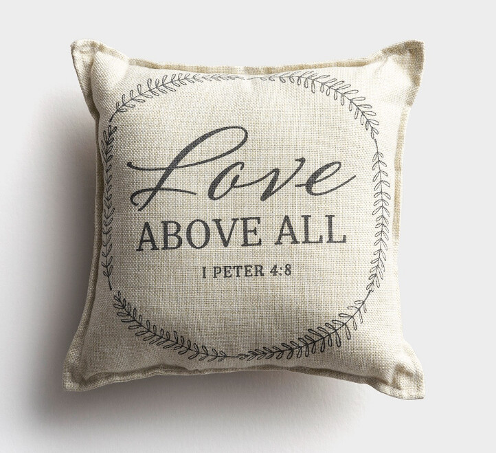 Love Above All pillow
