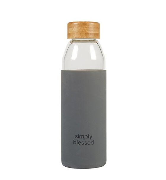 Simply Blessed Glass Bottle
