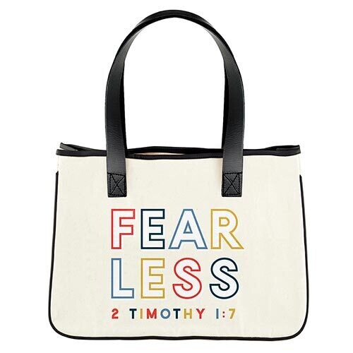 Fearless Canvas & Leather Mini Tote