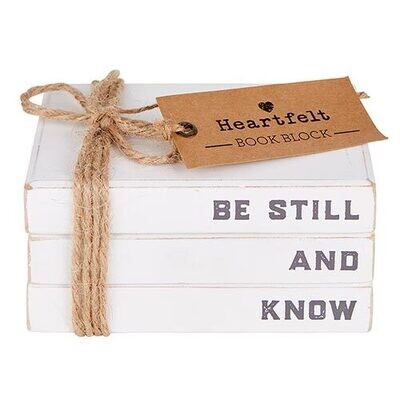 Be Still and Know Book Stack