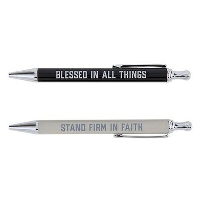 Firm in Faith Pen Set