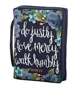 Justly Mercy Humbly Bible Cover