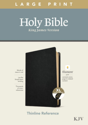 KJV Thinline Reference Bible, Filament Enabled Edition | Indexed and 10.25 Text Size