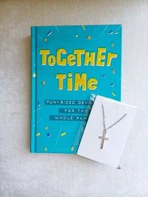 Together Time + Cross Necklace