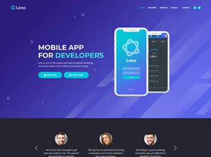 APP OR APPLICATION WEBSITE TEMPLATES