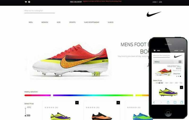 Shoes selling website