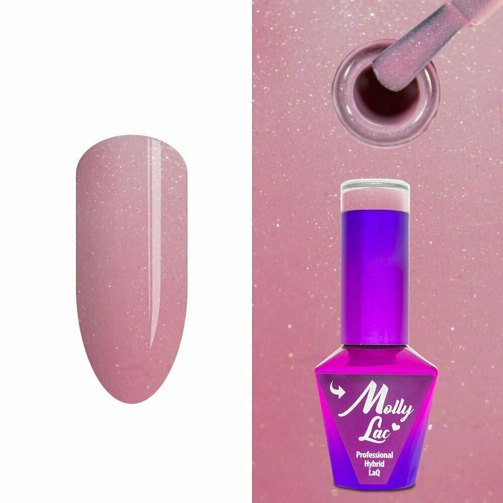 Molly Lac Esmalte Semipermanente 10ml Color 221 Winter Crystalize Secret Swing