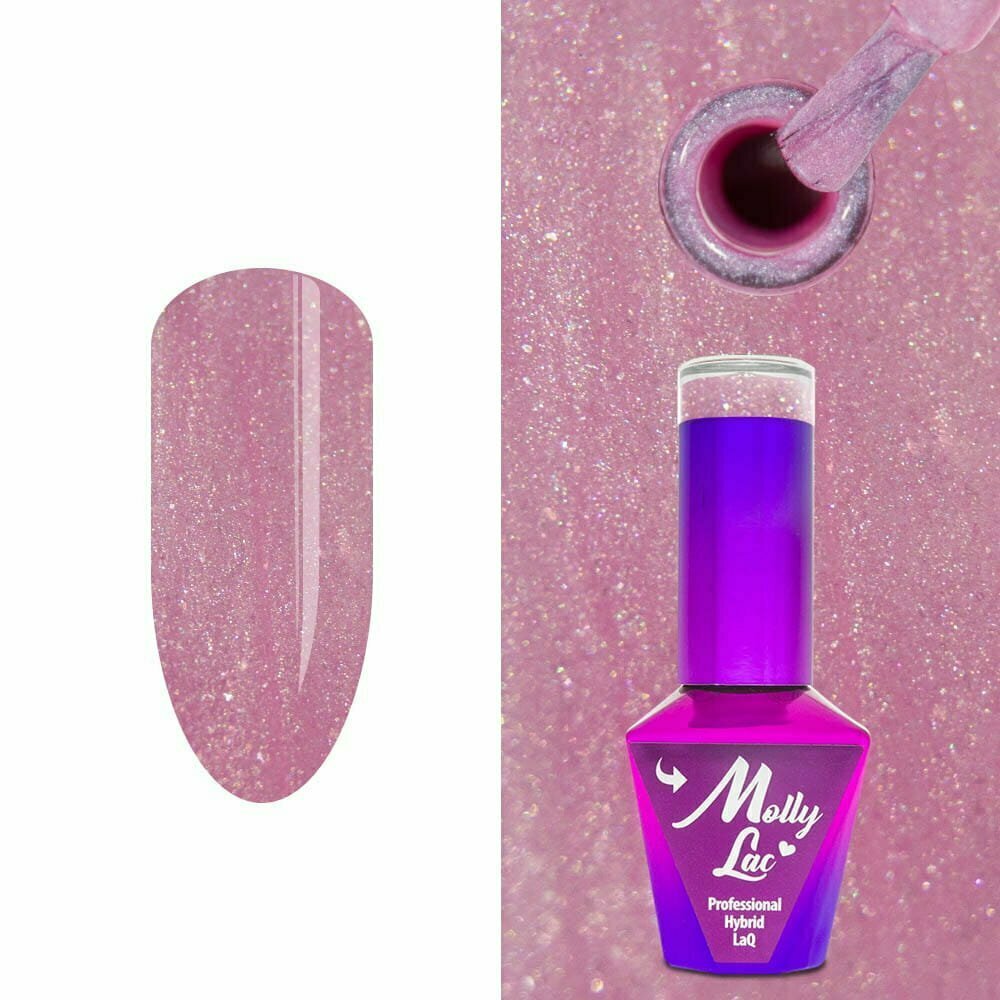 Molly Lac Esmalte Semipermanente 10ml Color 222 Winter Crystalize Petite Roses