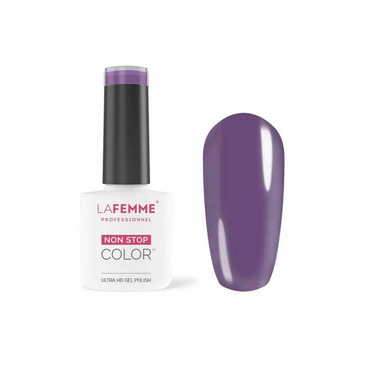 Non-Stop Color Esmalte Gel UV/LED  8g Color H043 Shades Of Purple