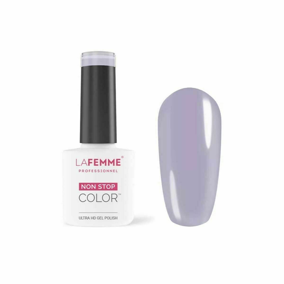 Non-Stop Color Esmalte Gel UV/LED  8g Color H163 Soft Lavender