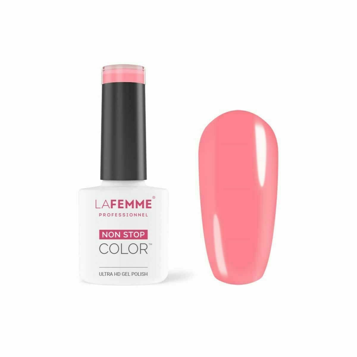 Non-Stop Color Esmalte Gel UV/LED  8g Color H182 Strawberry Milkshake