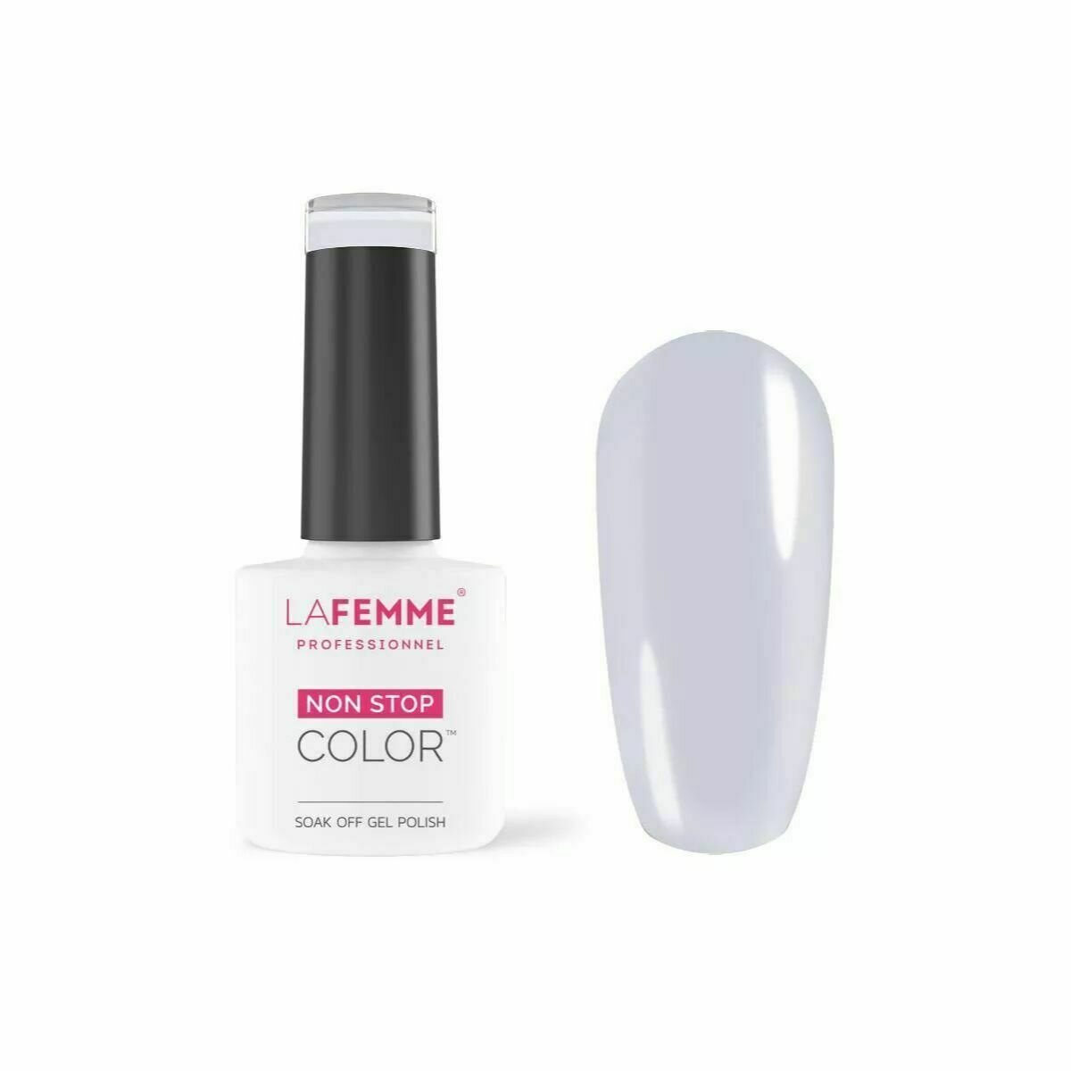 Non-Stop Color Esmalte Gel UV/LED  8g Color H191 Graphite Dusk