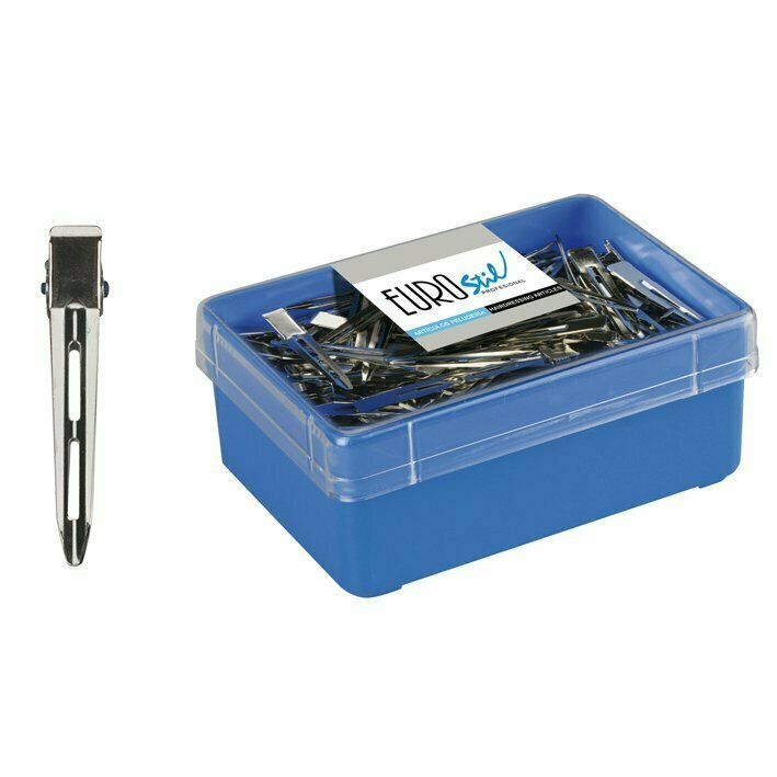 Pinzas Para Rulos Metálicas Pequeñas Caja 120 pcs #01656