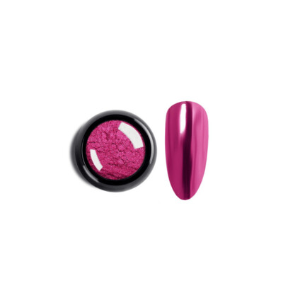Dust Mirror Polvo Espejo para Uñas 1g color Rosa Púrpura
