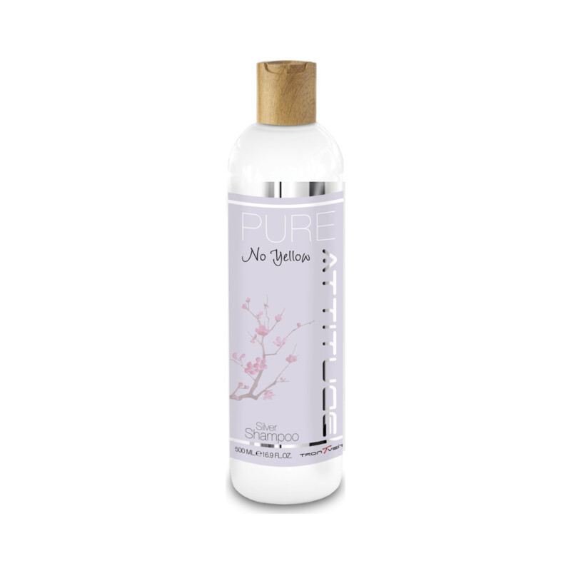 Attitude Pure No Yellow Champú Matizador Anti-amarillo 500ml