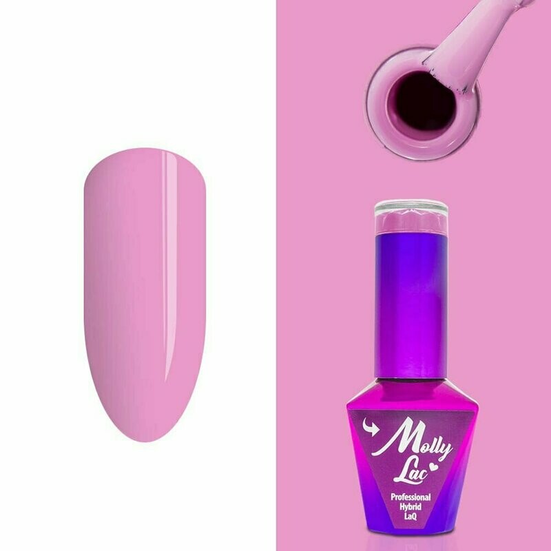 Molly Lac Esmalte Semipermanente 10ml Color 121 Marshmallow Yoghurt