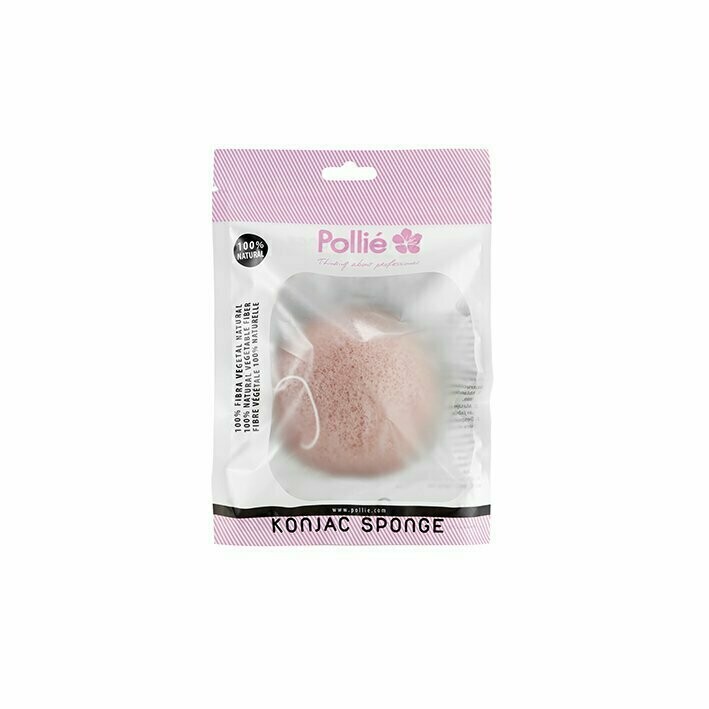 Esponja Konjac 100% Natural Color Rosa