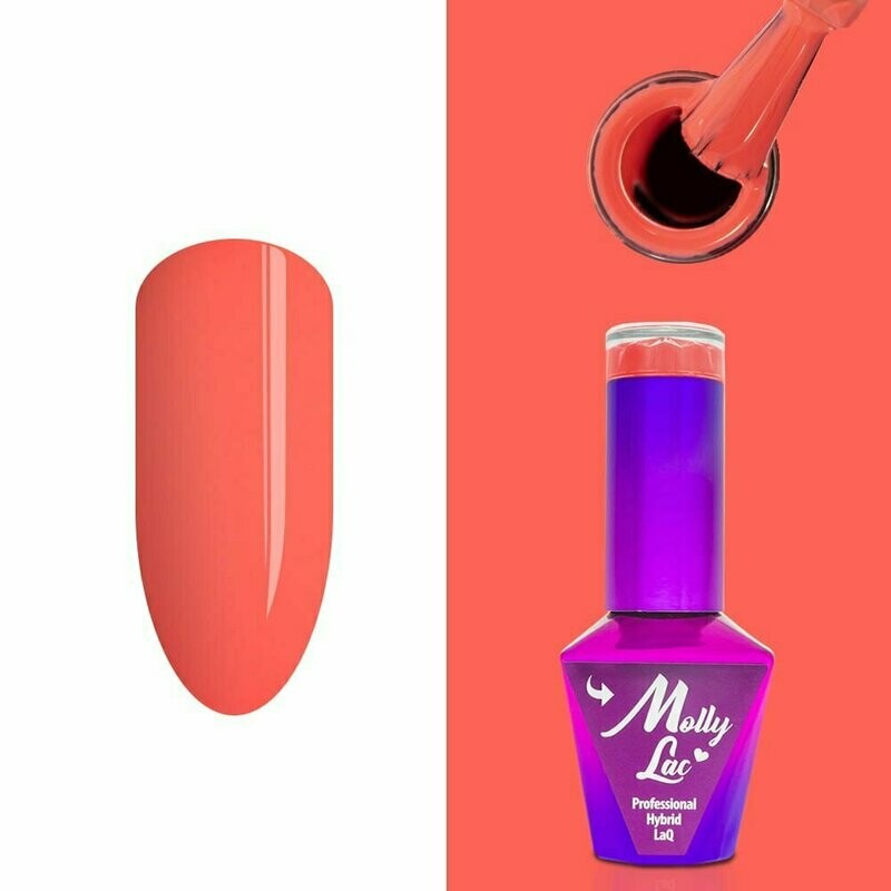 Molly Lac Esmalte Semipermanente 10ml Color 128 Sour Cream Yoghurt