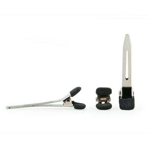 Pinzas para Rulos Mango Gomoso Antideslizantes 4,5cm 12x unidades