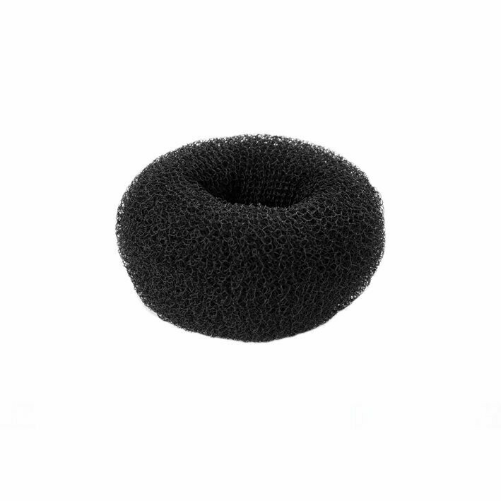 Relleno Moño Circular 3,5cm Negro