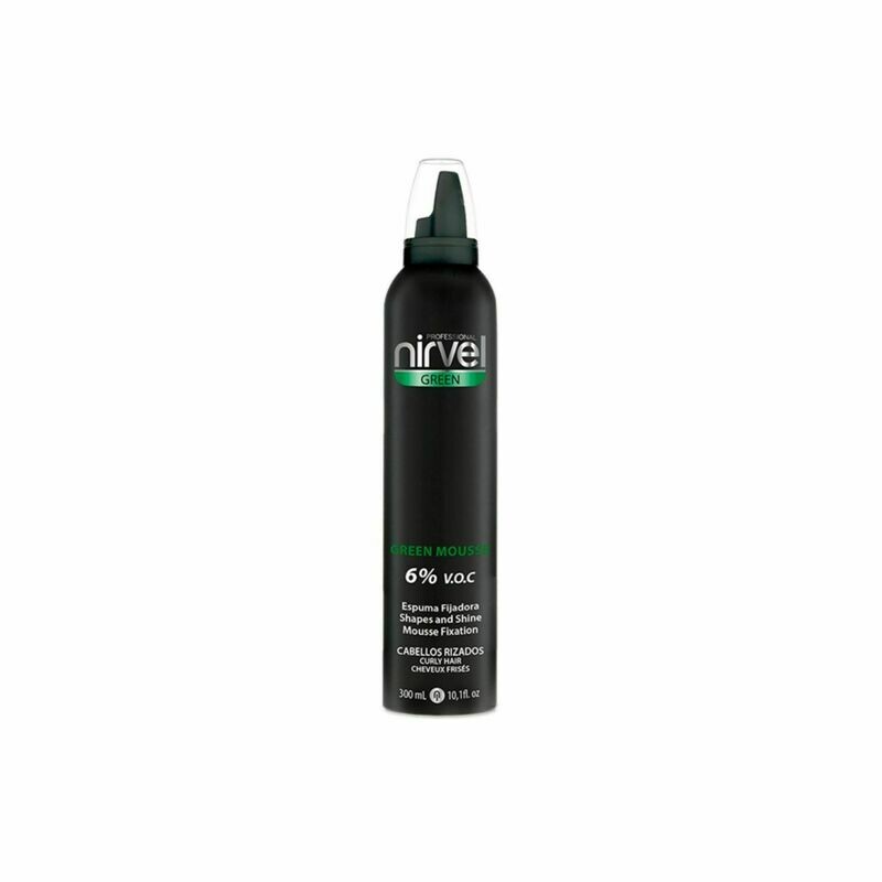 Nirvel Green Mousse Espuma Cabello rizado 300ml