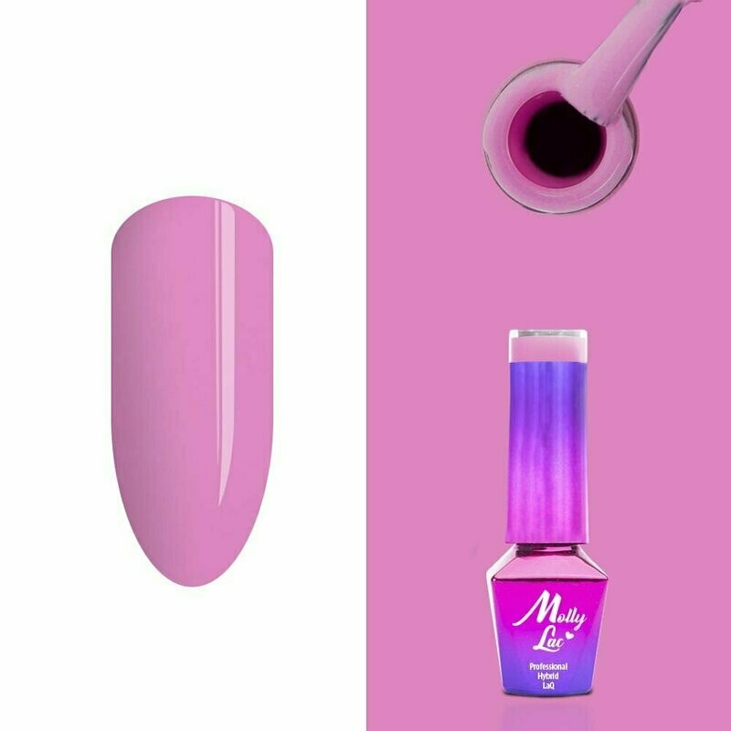 Molly Lac Esmalte Semipermanente 10ml Color 140 Dusty Pink