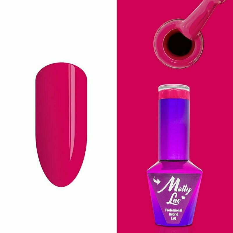 Molly Lac Esmalte Semipermanente 10ml Color 148 Flamingo Rogue