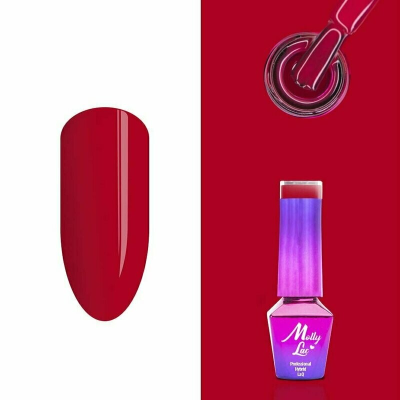 Molly Lac Esmalte Semipermanente 10ml Color 194 Hearts&Kisses Rowanberry Coral