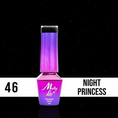 Molly Lac Esmalte Semipermanente 10ml Color 46 Elite Women Night Princess Molly Lac Esmalte Semipermanente 10ml Color 46 Elite Women Night Princess