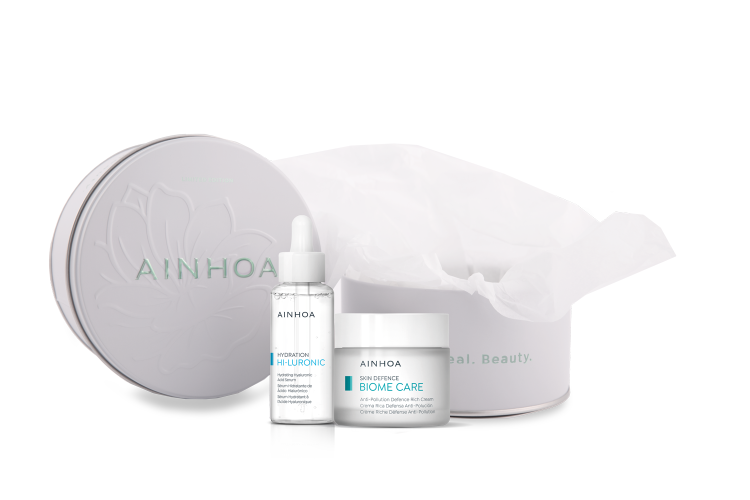 Ainhoa BIOME CARE Pack Regalo Navidad 2023 Crema + Sérum Hi-luronic