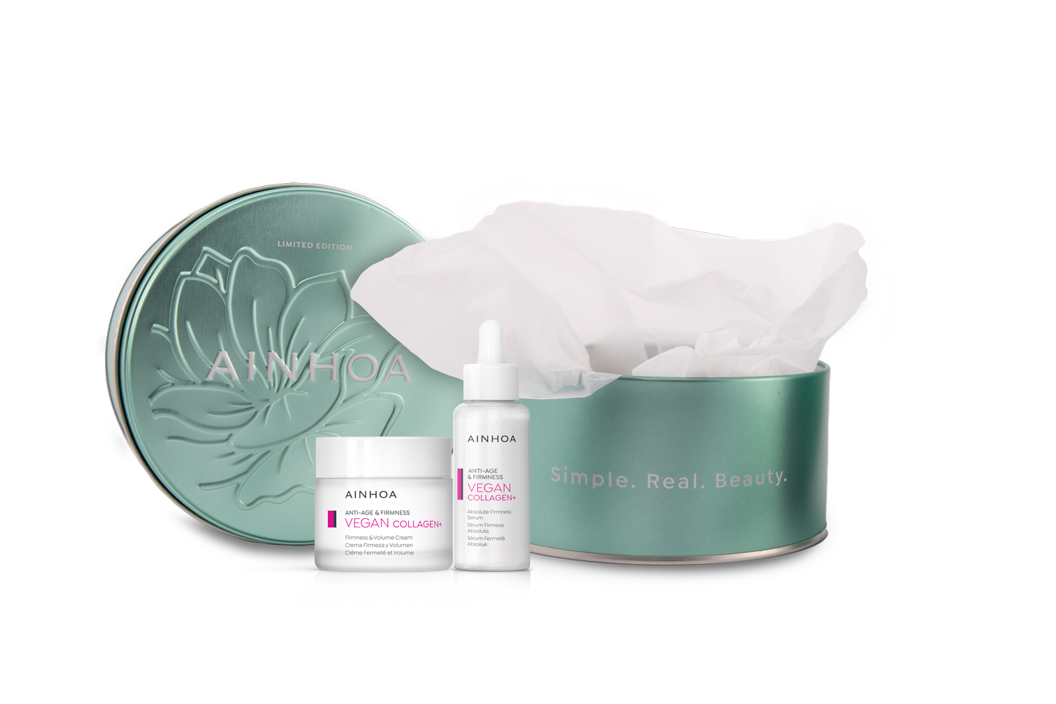 Ainhoa Vegan Collagen+ Pack Regalo Navidad 2023 Crema + Sérum